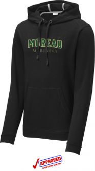 Sport-Tek - Tri-Blend Wicking Fleece Hooded Pullover, Black
